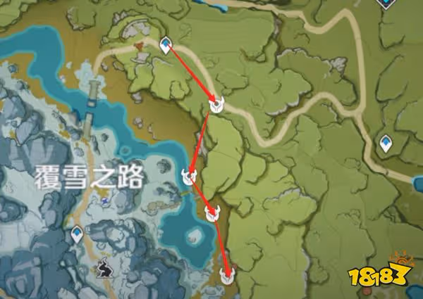 原神優菈突破材料在哪採集 優菈突破材料採集路線圖