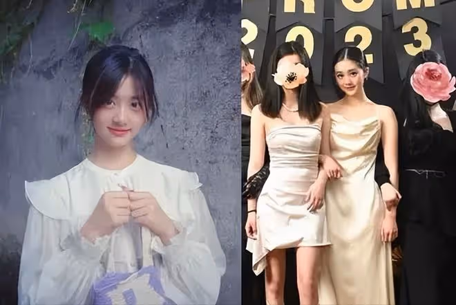 黃磊女兒多多盛裝出席班級舞會,濃妝艷抹不像本人,小細腰太搶鏡