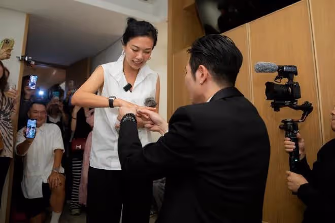蕭敬騰官宣求婚經紀人，文案翻車遭大陸網友吐槽：和林心如一樣