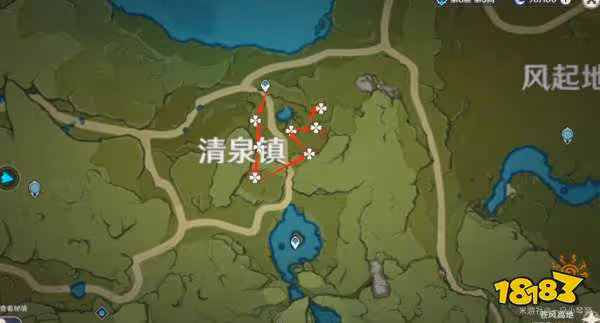 原神可莉突破材料怎麼採集 可莉突破材料採集路線圖