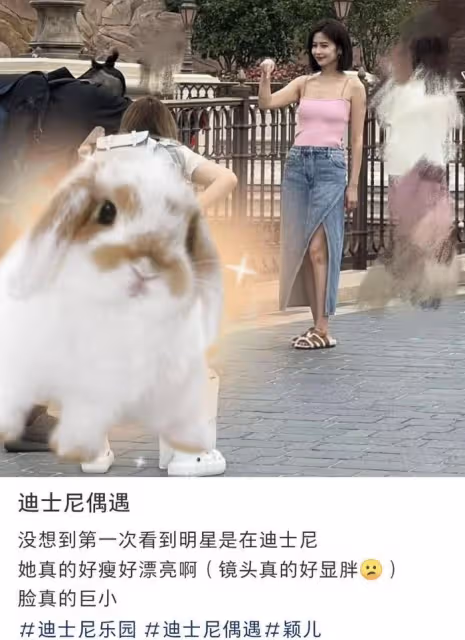 陳妍希穎兒帶娃同游迪士尼,小星星睫毛又長又密,小月亮很像付辛博