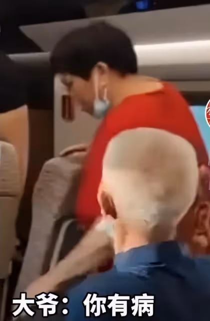 高鐵上踹人老頭背景驚人：自曝是退休幹部，退休前能讓男子坐牢