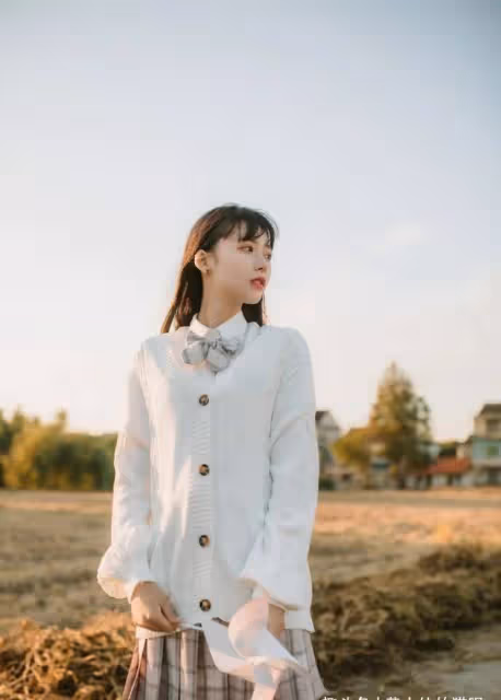 趙麗穎34歲了還這麼美！穿JK制服拍校園寫真，女生看了都心動