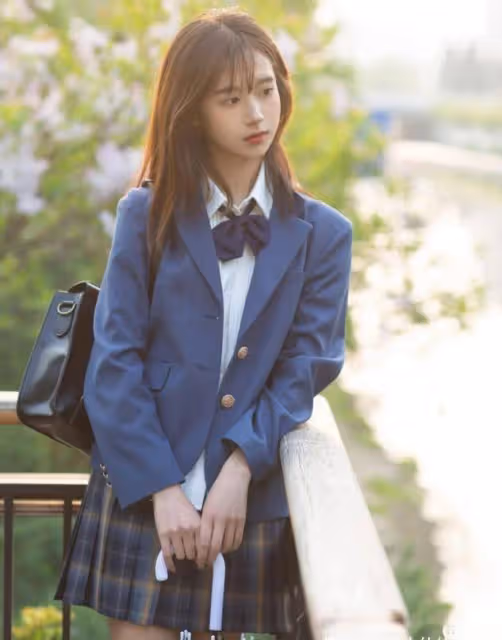 趙麗穎34歲了還這麼美!穿JK制服拍校園寫真,女生看了都心動
