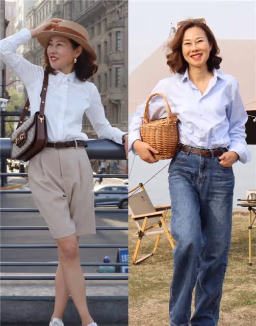 女人一旦過了50歲,建議少穿白T恤,多穿這3種上衣,洋氣減齡又美
