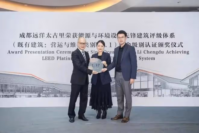 LV總裁成都太古里巡店，陪同的黑衣女子火了，穿平底鞋卻光芒四射