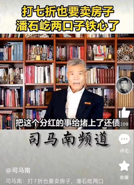 潘石屹:被曝已經低調回國,手滑點贊大S八卦,開始出售國內資產