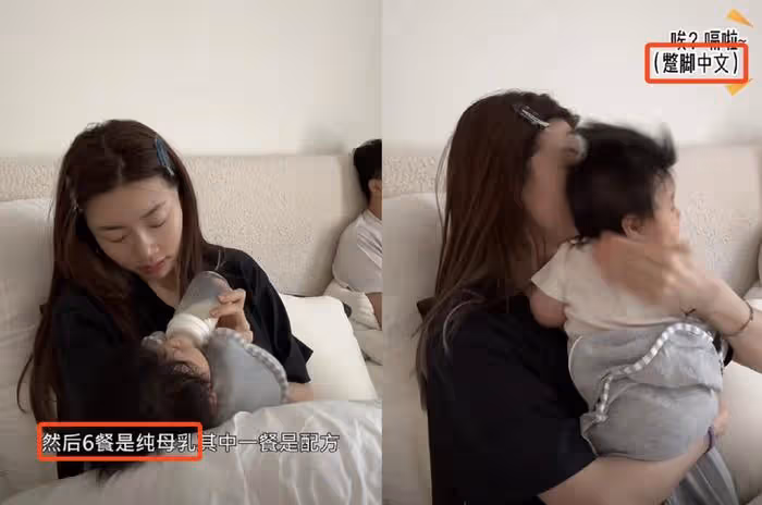程曉玥曬當媽日常說英文帶娃,女兒衣服全是名牌,家裡有4個保姆