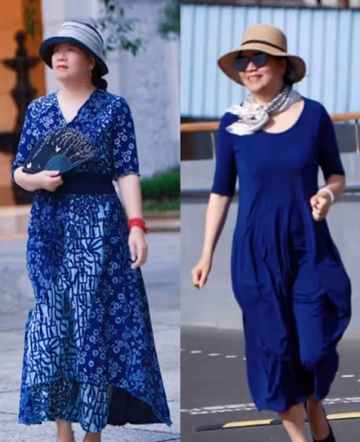 五六十歲的女人體型不好,學三種顯瘦搭配方法,既顯身材又有品味