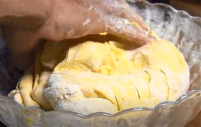 南瓜饅頭這樣做,不用一滴水,好吃又漂亮,全家人都喜歡吃