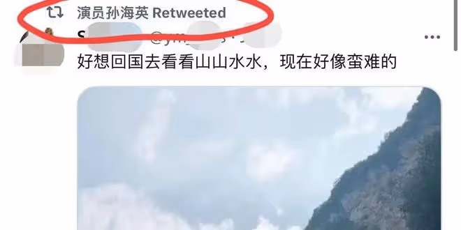 66歲孫海英引熱議!首次袒露心聲想回國看山水,疑暗示處境不允許