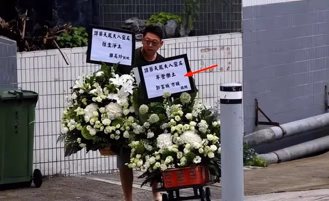 蔡天鳳葬禮拒收前夫一家人的花圈,方媛在送別現場哭成淚人