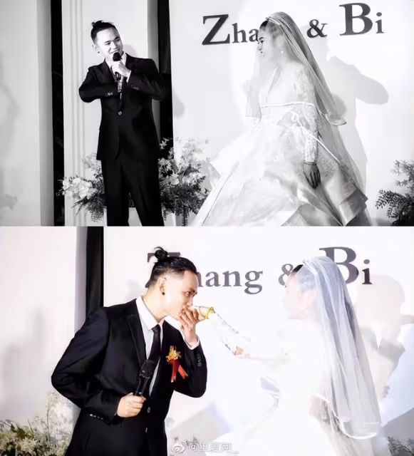 張恆遠畢夏結婚照公開,1歲的兒子乖巧可愛,還不明白父親已離世