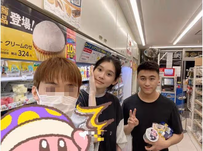 奚夢瑤夫婦現身日本,奚夢瑤素顏露面狀態好,何猷君被贊像留學生