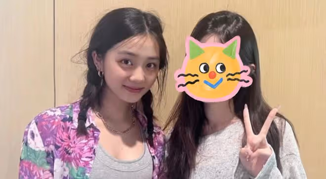 黃磊17歲大女兒近照曝光，多多扎雙辮漂亮氣質，越來越成熟
