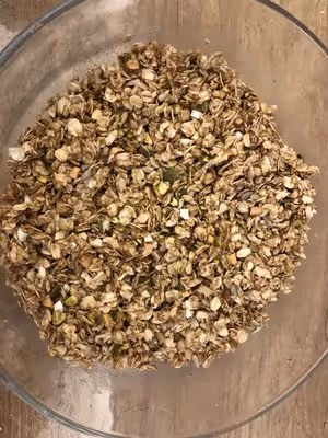 絕對好吃的少油少糖烤燕麥片-私房伴手禮（公開詳細配方）