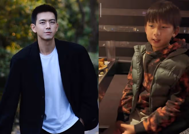 何潔新年首曬全家福,三個兒女長大了都像媽媽,一家五口超幸福