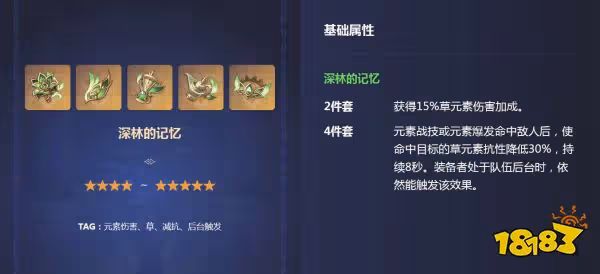 原神草神選什麼聖遺物好 草神聖遺物推薦