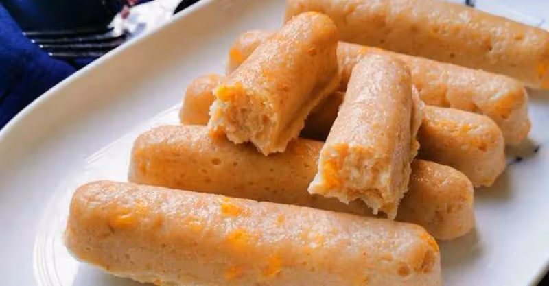在家自製雞肉玉米腸，Q彈鮮嫩一點兒不柴，學會再也不用買了！