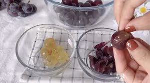 全網超火的葡萄撞奶，做法太簡單了