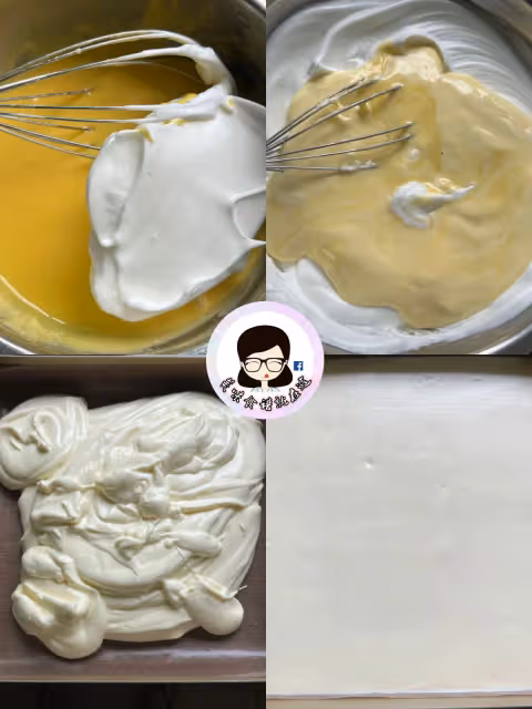 經典的老式咸奶油杏仁蛋糕卷❤️真的太好吃