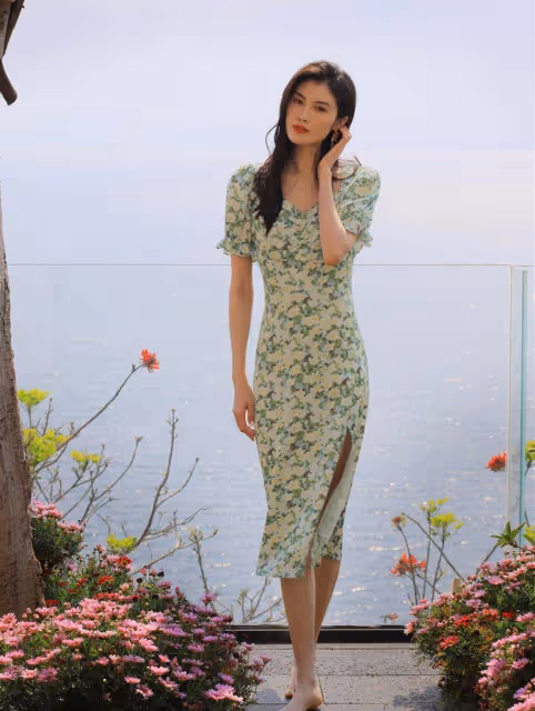 佘詩曼真不服老，將「花」直接穿身上，以為很甜美，沒想到帥呆了