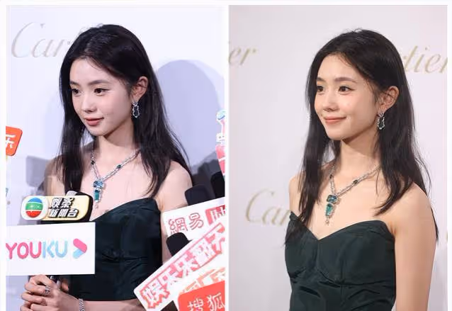 「謀女郎」劉浩存長相太清純,身穿老氣綠裙笑容甜美,看著太美了