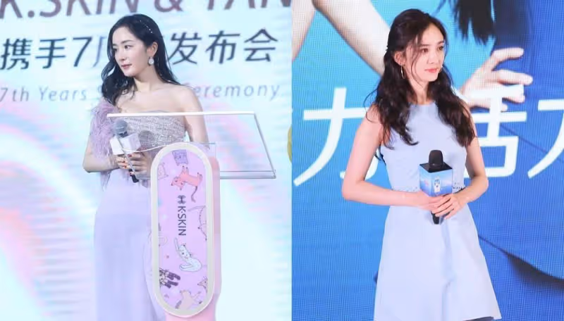 不知道還以為姐姐是少女,穿白色蛋糕裙清純甜美,不像生過孩子