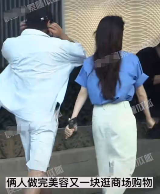 陳思誠攜阮巨做美容,男方身材圓潤顯富態,相差21歲被指像父女