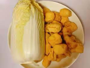好吃到連湯汁都不剩的白菜燜豆泡，給肉都不換