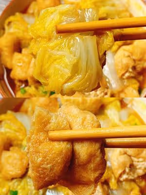 好吃到連湯汁都不剩的白菜燜豆泡，給肉都不換