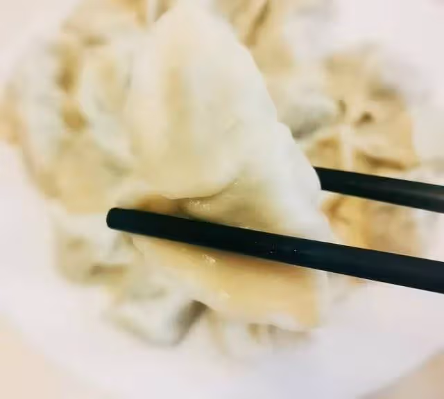 豬肉韭菜餡餃子，好吃不過餃子，鮮香味美~