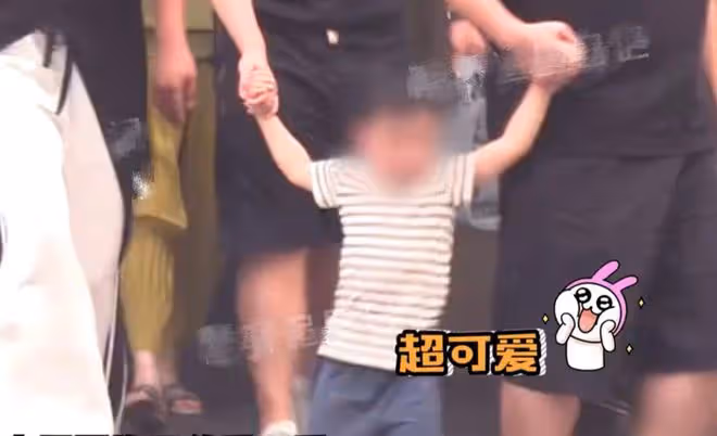 馬麗與小11歲老公帶兒子聚餐,一家三口罕見同框,手牽手超幸福
