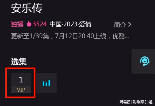《安樂傳》只播出一集,網友懷疑平台在試水,目的是收集首播反饋