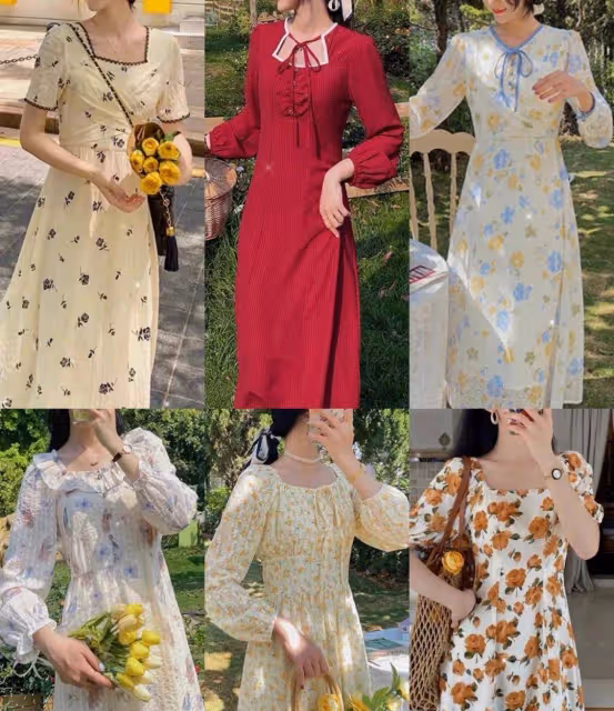 夏天外出遊玩穿什麼?溫柔風公主裙乖巧甜美,法式裙優雅淑女