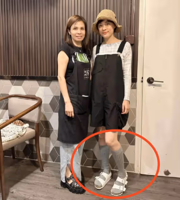 孫儷香港被偶遇,大熱天穿長筒襪和涼鞋搭配奇怪,被指養生過度