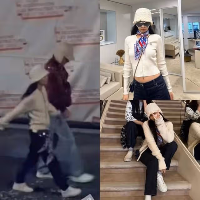 Jennie曬出「約會同款穿搭」,是網友過度關注,還是她太呆萌可愛
