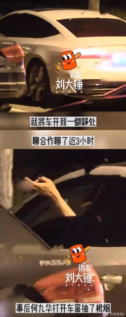 天道輪迴?王鷗遭男友背叛,何九華出軌與美女擁吻,車內密會3小時