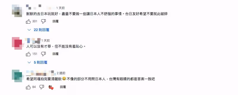 蔡阿嘎日本街訪自稱「台灣山P」　影片湧現日文留言：別再來了！