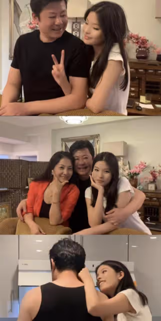 57歲戲骨一家四口美國團聚！緊擁妻女笑得合不攏嘴，豪宅內景曝光