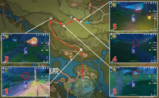 《原神》隱眾遊園南側歡興禮券怎麼收集?隱眾遊園南側歡興禮券收集攻略