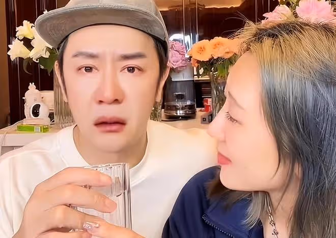 蔣麗莎帶傷直播疑被家暴?下巴淤青、鼻紅腫,曾當眾嫌陳浩民無能