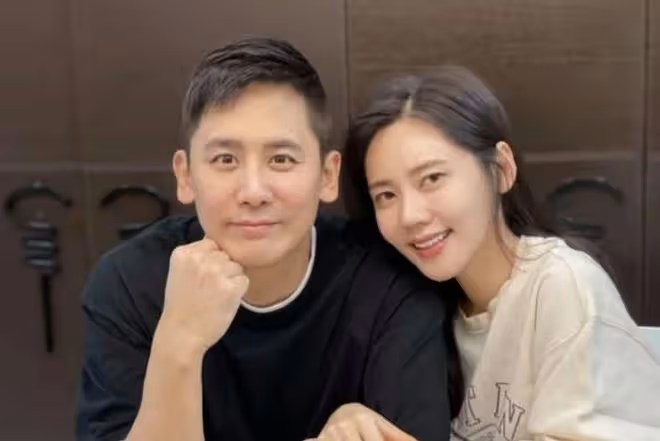 44歲秋瓷炫首回應老公出軌，為了6歲的兒子，甘願說謊打掩護
