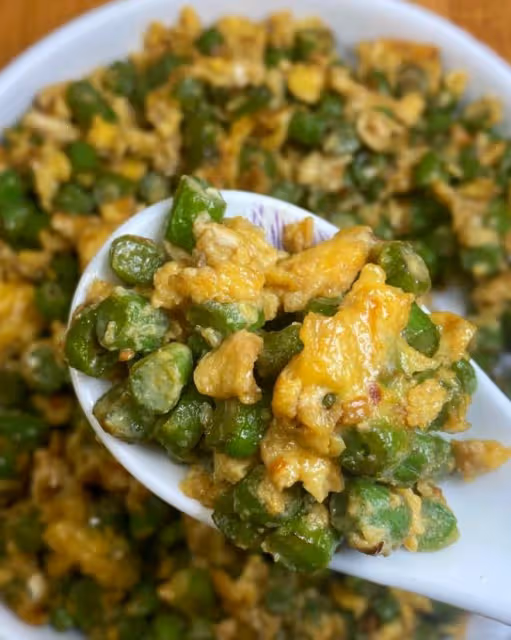 豆角炒蛋超級下飯菜，不好吃算我輸