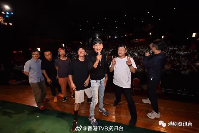 別叫我賭神︱發哥打風謝票過千人捧場 撞正蕭正楠黃翠如拍拖睇戲