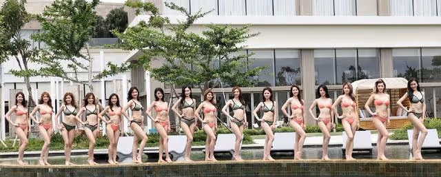 2023港姐16強首次泳裝展示,無美顏現場照曝光,最豐滿選手上圍36