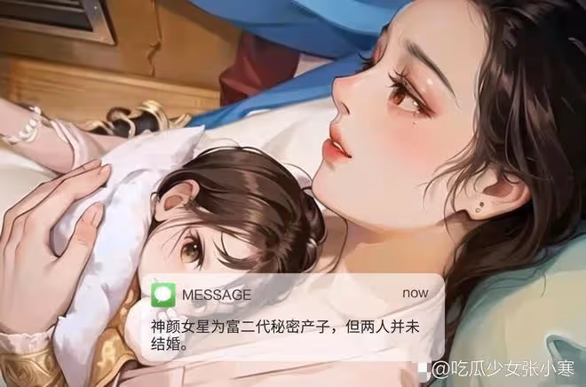 曝神顏女星和富二代未婚生子!獲贈豪宅豪車,還曾和男方親爹交往