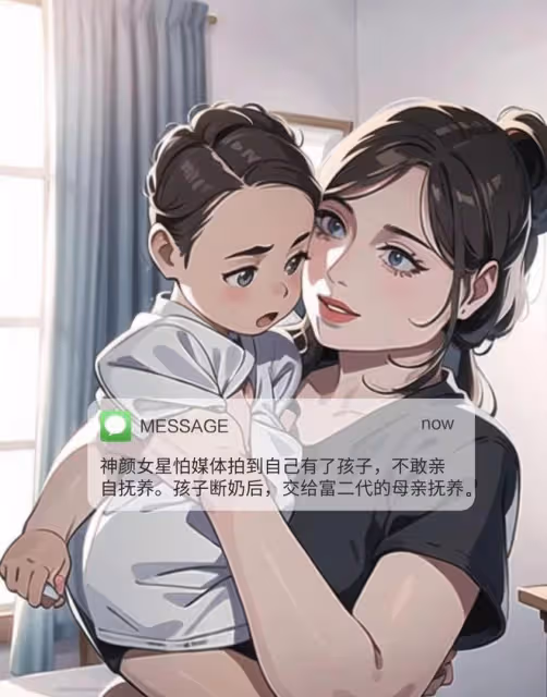 曝神顏女星和富二代未婚生子!獲贈豪宅豪車,還曾和男方親爹交往