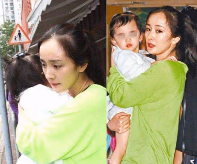 劉愷威父女國外再被偶遇,9歲小糯米雙腿纖細,走路姿勢都像楊冪