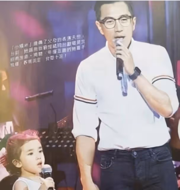 劉愷威父女加拿大再被偶遇,9歲小糯米雙腿細長,親姑姑罕見現身